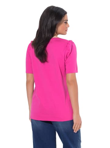 Ulla Popken Shirt in kräftiges pink