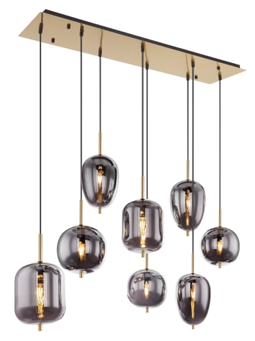 Globo lighting Hängeleuchte "BLACKY I" in gold