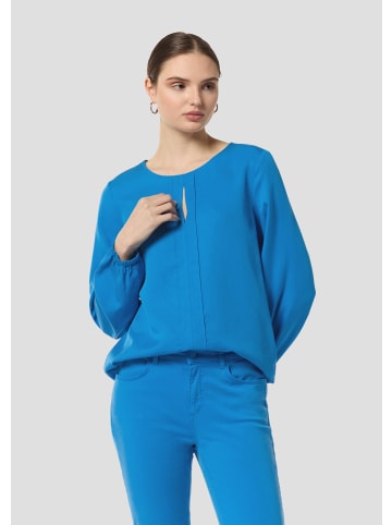 comma CI Bluse langarm in Blau