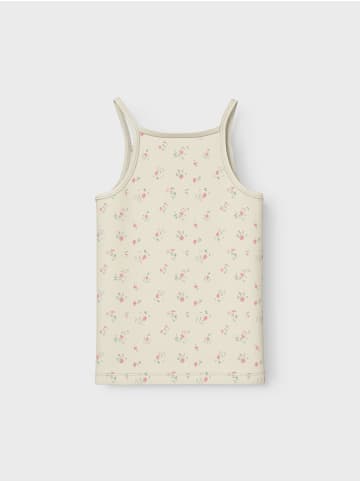 name it Unterhemden 2er Pack NKFSTRAP TOP 2P FLOWER in turtledove