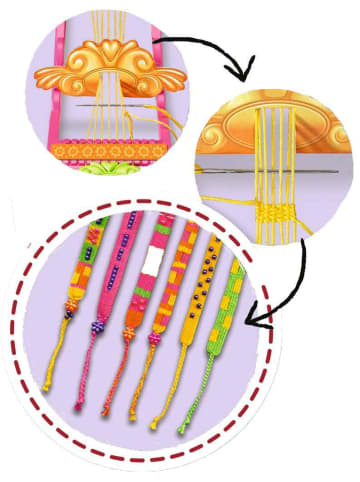 Ravensburger Beschäftigungsspiel BeCreative Midi - Freundschaftsbändchen Ab 6 Jahre in bunt