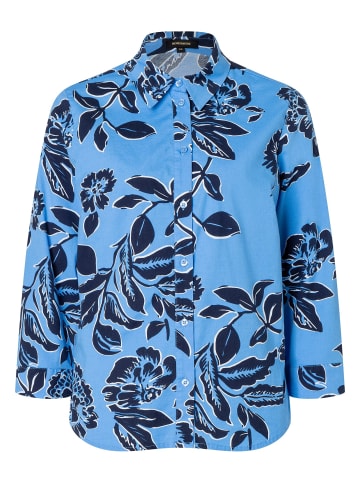 More & More Hemdbluse in shadow flower print mid blue
