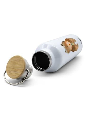 Mr. & Mrs. Panda Auslaufsichere Trinkflasche Bär Kommunion ohne ... in Weiß