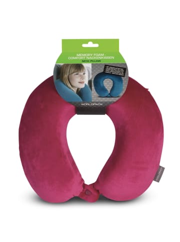 Worldpack Nackenkissen 30 cm in azalee