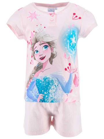 Disney Frozen Schlafanzug kurz Disney Frozen Elsa in Hellrosa