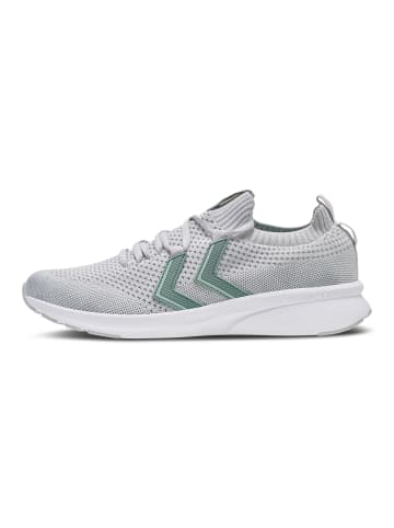 Hummel Sneaker Flow Seamless in WHITE/ERAYISH GREEN