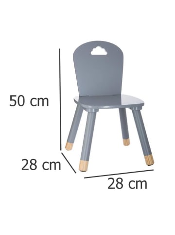 Atmosphera Créateur d'intérieur Kinderstuhl in grau