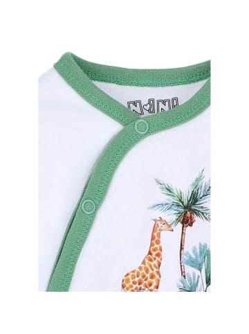 Nini Langarmbody Giraffe in weiss