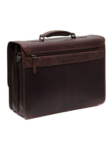 The Chesterfield Brand Glenwood Aktentaschen Messenger Leder 42 cm Laptopfach in brown