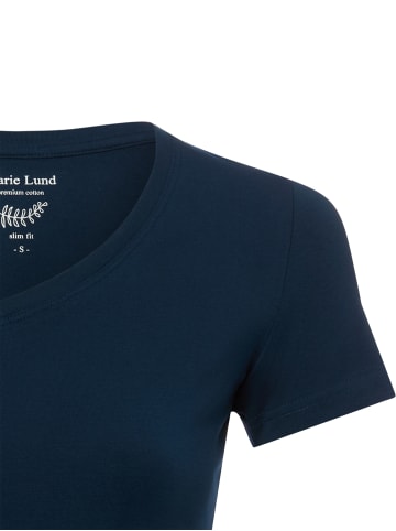 Marie Lund T-Shirt in petrol - 0055