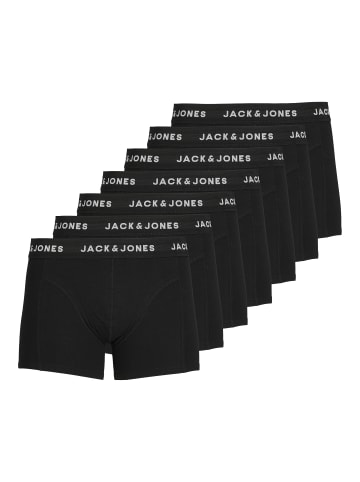 Jack & Jones Boxershorts 7er-Pack Basic Set Trunks Unterhosen JACHUEY in Schwarz