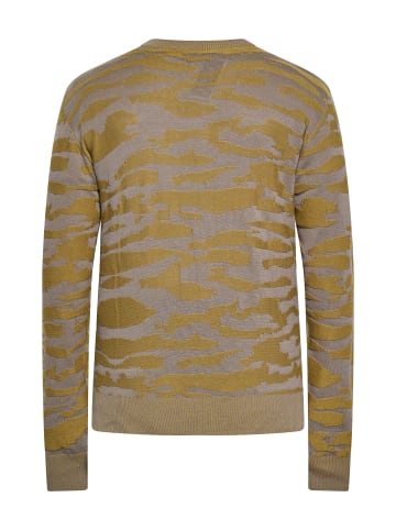 TUFFSKULL Herren Pullover in KHAKI GRAU MELANGE