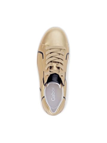 Gabor Sportliche Schnürschuhe in Gold