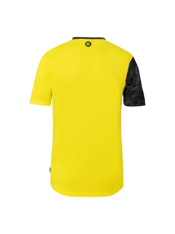 Kempa Trainings-T-Shirt Athletics 29 Kids in limonengelb/schwarz