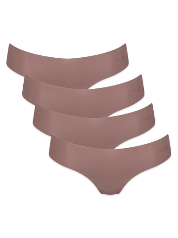 Sloggi String 4er Pack in Cacao
