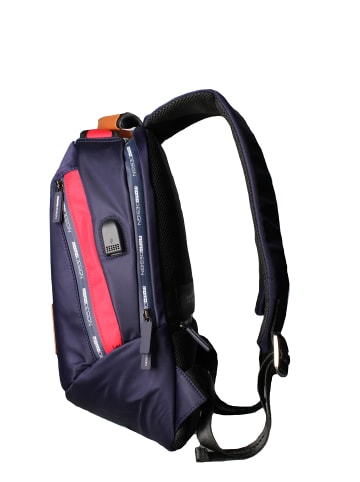 Momodesign Rucksack in BLUE AND RED