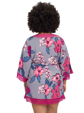 Ulla Popken Kimono in grau