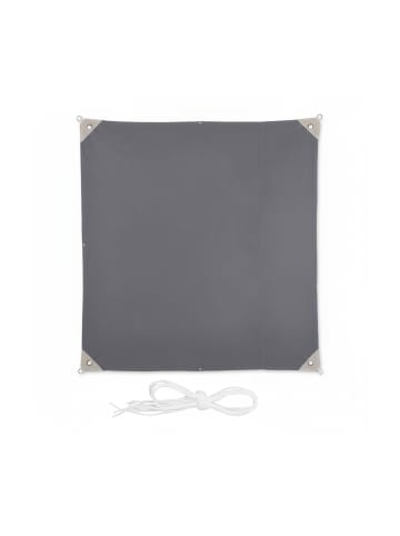 relaxdays Sonnensegel in Grau - (B)200 x (T)200 cm