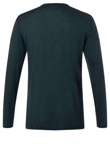 super.natural Merino Longsleeve in blau