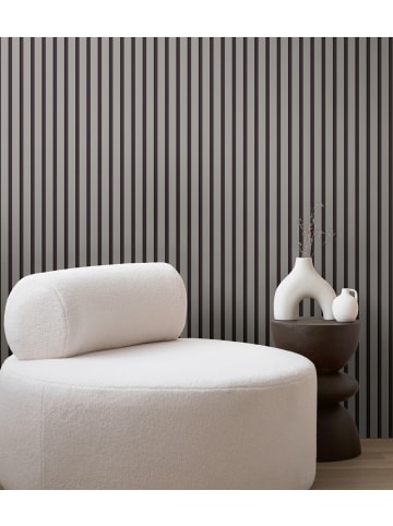 A.S. Création Tapete Wooden panel Grau