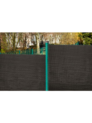 Gartenfreude Polyrattan Schutzmatte in Bicolour Braun