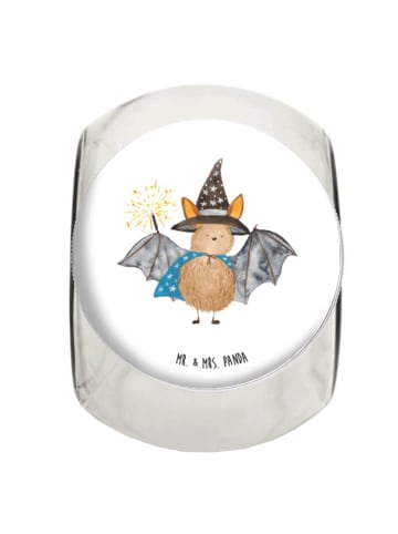 Mr. & Mrs. Panda Vorratsbehälter Fledermaus Zauberer ohne Spruch in Weiß
