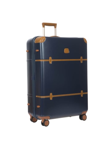 BRIC`s Bellagio - 4-Rollen-Trolley 82 cm in blue/tobacco