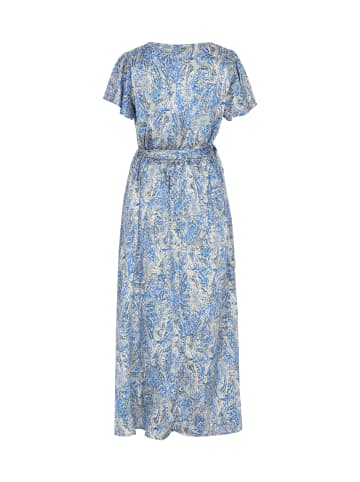 aleida Women Dress in Blue Multicolor
