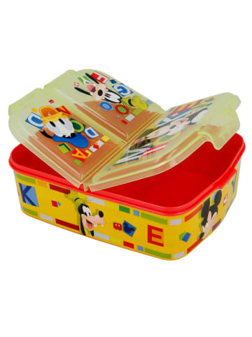 Disney Mickey Mouse Brotdose Mickey Mouse Maus | 3 Fächer | Lunch to Go | Vesper Dose