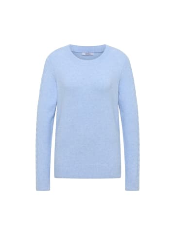 Cecil Pullover in sporty light blue melange
