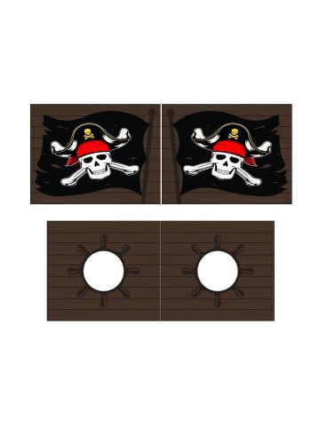 58 aufm Kessel KINDERBETT Karolina 210x114x106 Massivholz Weiß Textilset Caribian