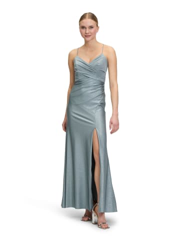 Vera Mont Abendkleid im Glitzer-Look in Blue/Silver