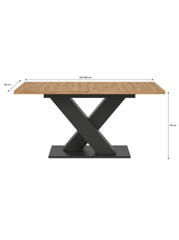 ebuy24 Esstisch Motion Eiche 150 x 90 cm