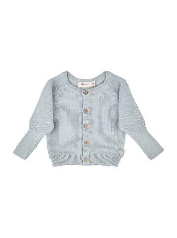 Sterntaler Strickjacke Struktur in silber