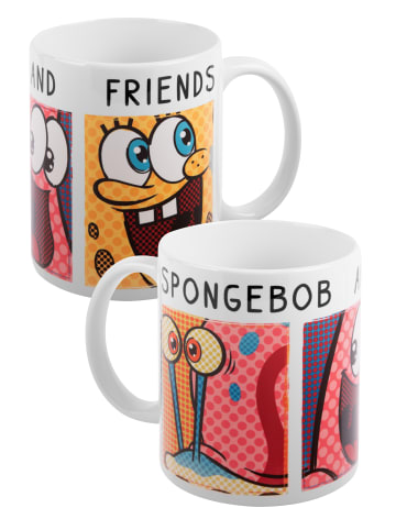 United Labels Spongebob  - Friends - Kaffeetasse aus Keramik 320 ml in Mehrfarbig
