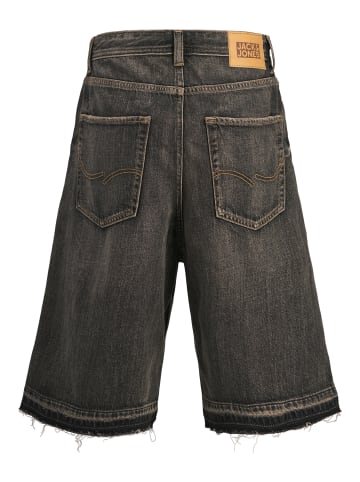 JACK & JONES Junior Jeansshorts Baggy Fit Jjiron in black denim