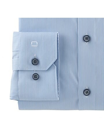 OLYMP  Langarm Business Hemd für Herren in blau