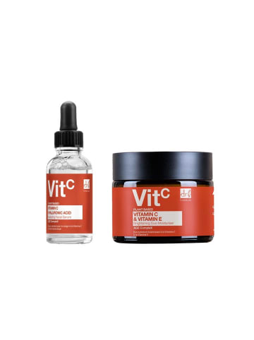 Dr. Botanicals 2-tlg. Set: Vitamin-C-Serum 30 ml & Duo-Creme mit Vitamin C & E 60 ml