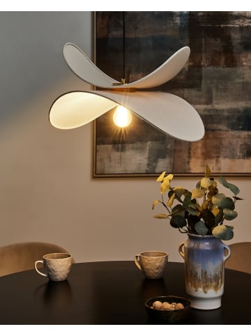 Beliani Pendelleuchten MASCOTA in Beige/Gold - (W) 61 x (H) 105 x (L) 61 cm