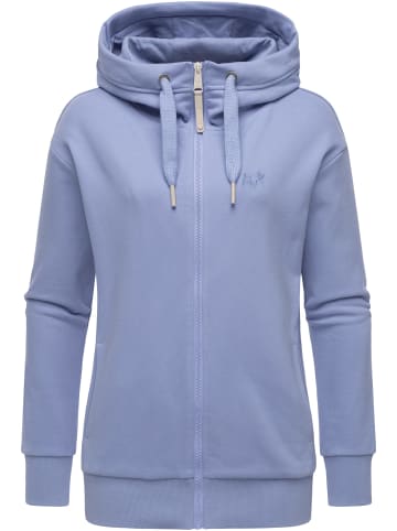 ragwear Sweatjacke Yodis Zip in Blue