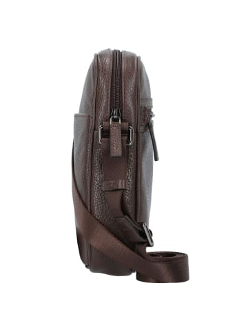 Lancaster Gentlemen Umhängetasche Leder 18 cm in marron