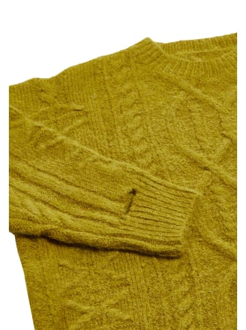 Tanuna Damen Strickpullover in Senf