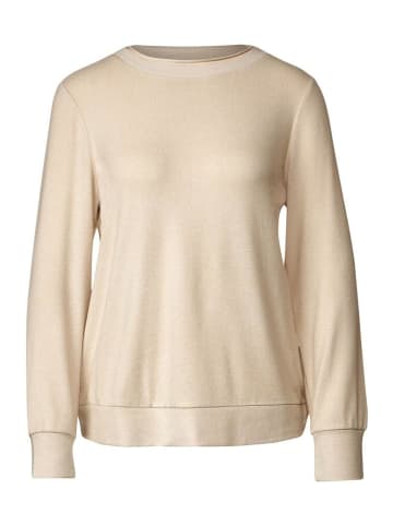 Street One Langarmshirt in light smooth sand melange