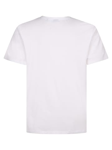 Petrol Industries Jersey-T-Shirt in Übergröße Titanio in Weiß