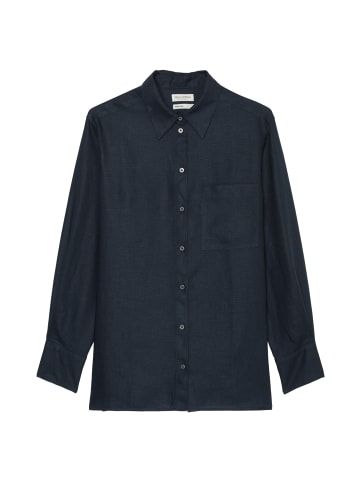 Marc O'Polo Leinenbluse regular in deep blue sea