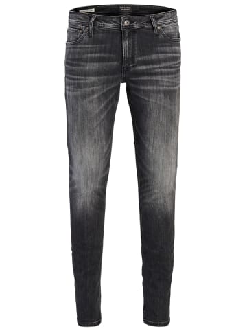 JACK & JONES Junior Jeanshose regular fit JJILIAMim in black denim