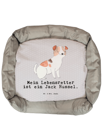 Mr. & Mrs. Panda Hundekörbchen Jack Russel Terrier Lebensretter ... in Grau Pastell