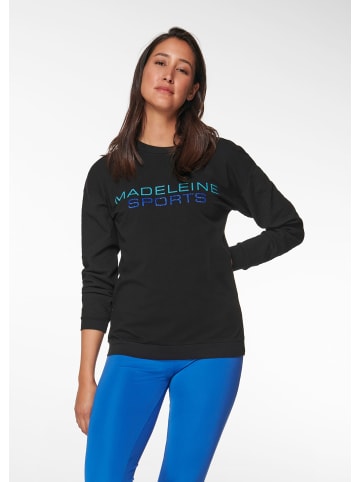 MADELEINE Sweatshirt aus Baumwoll-Stretch in schwarz