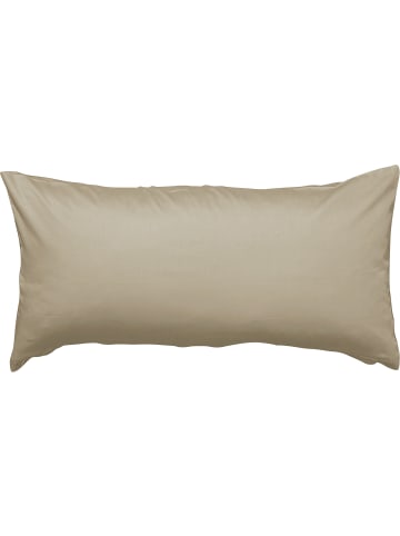 Erwin Müller Mako-Satin Kissenbezug Landshut in taupe
