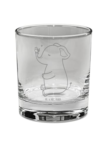 Mr. & Mrs. Panda Longdrinkglas Elefant Biene ohne Spruch in Transparent